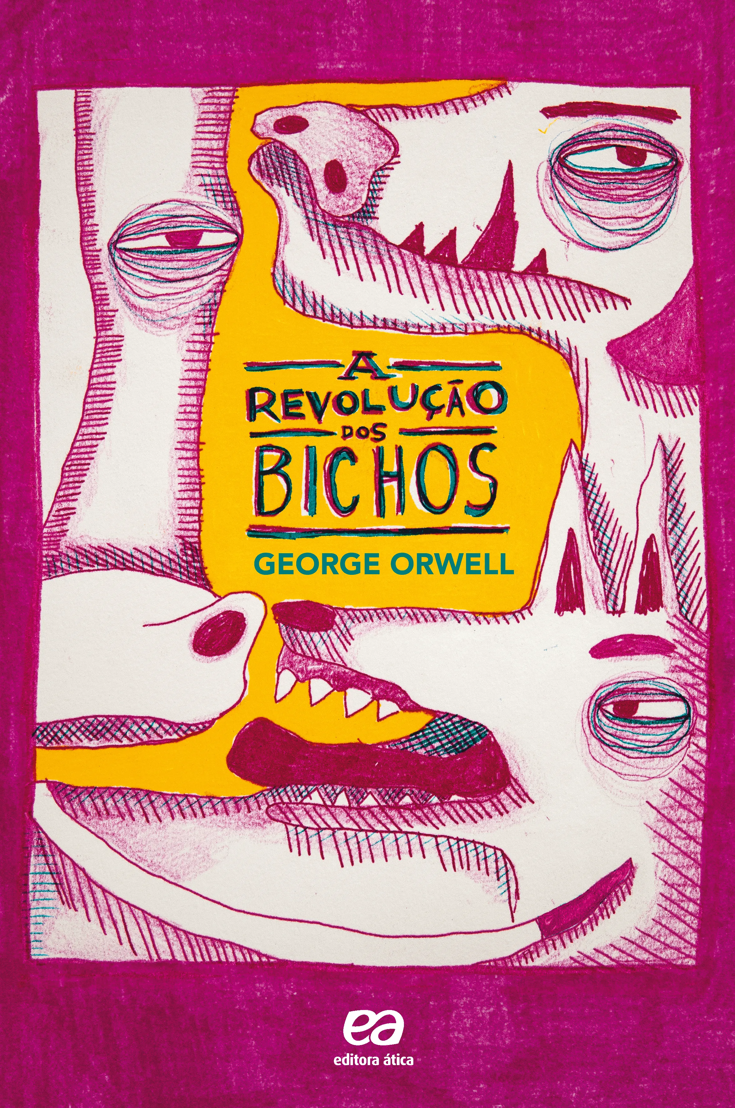Capa do livro A revolução dos bichos